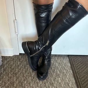 A.S.98 Knee High Leather Boots